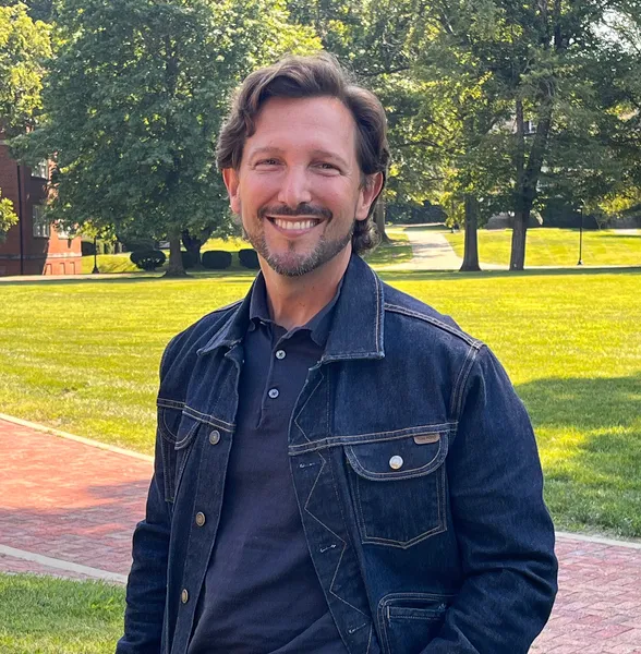 Aaron Blake is serving as Artist in Residence at King for the 2024-25 academic year