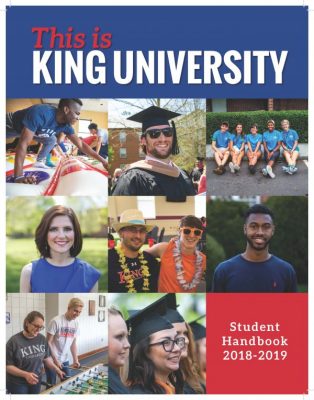 Student handbook cover