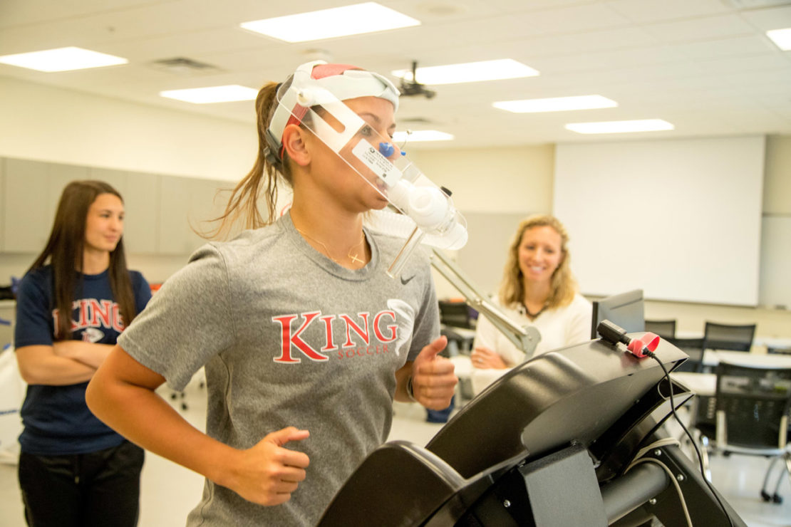 Health Tests in the classroom at King University