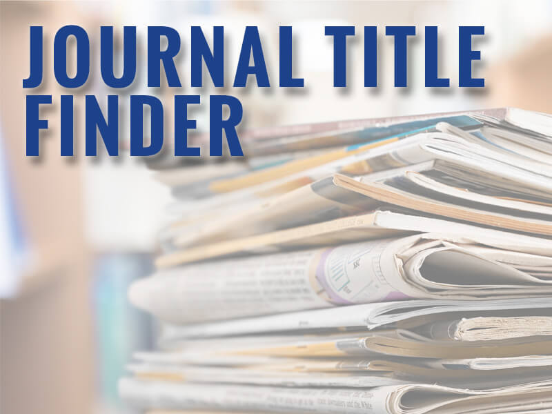 Journal Title Finder