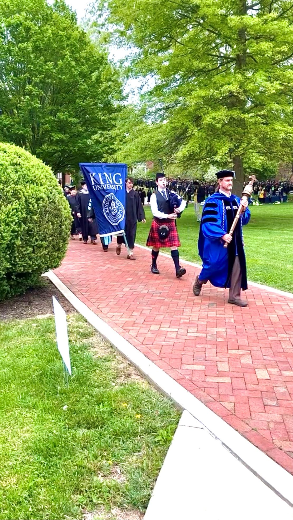 King University April 30 Graduation