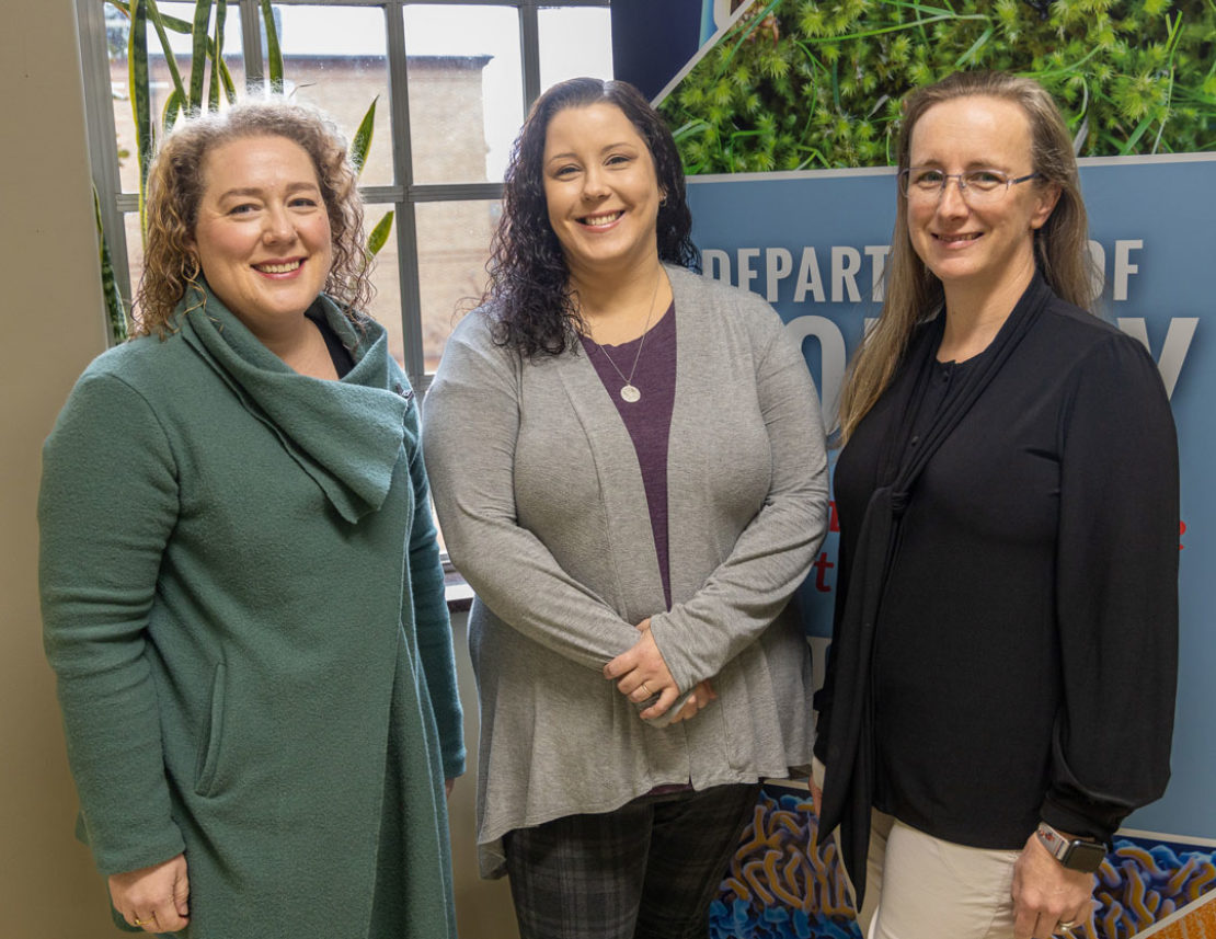 Laura Ong, Martha Liendo and Kelly Vaughan